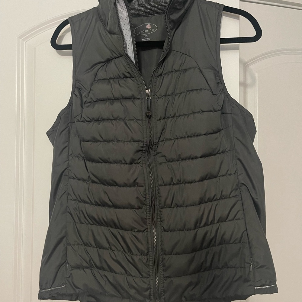 Tangerine gray Puffer Vest